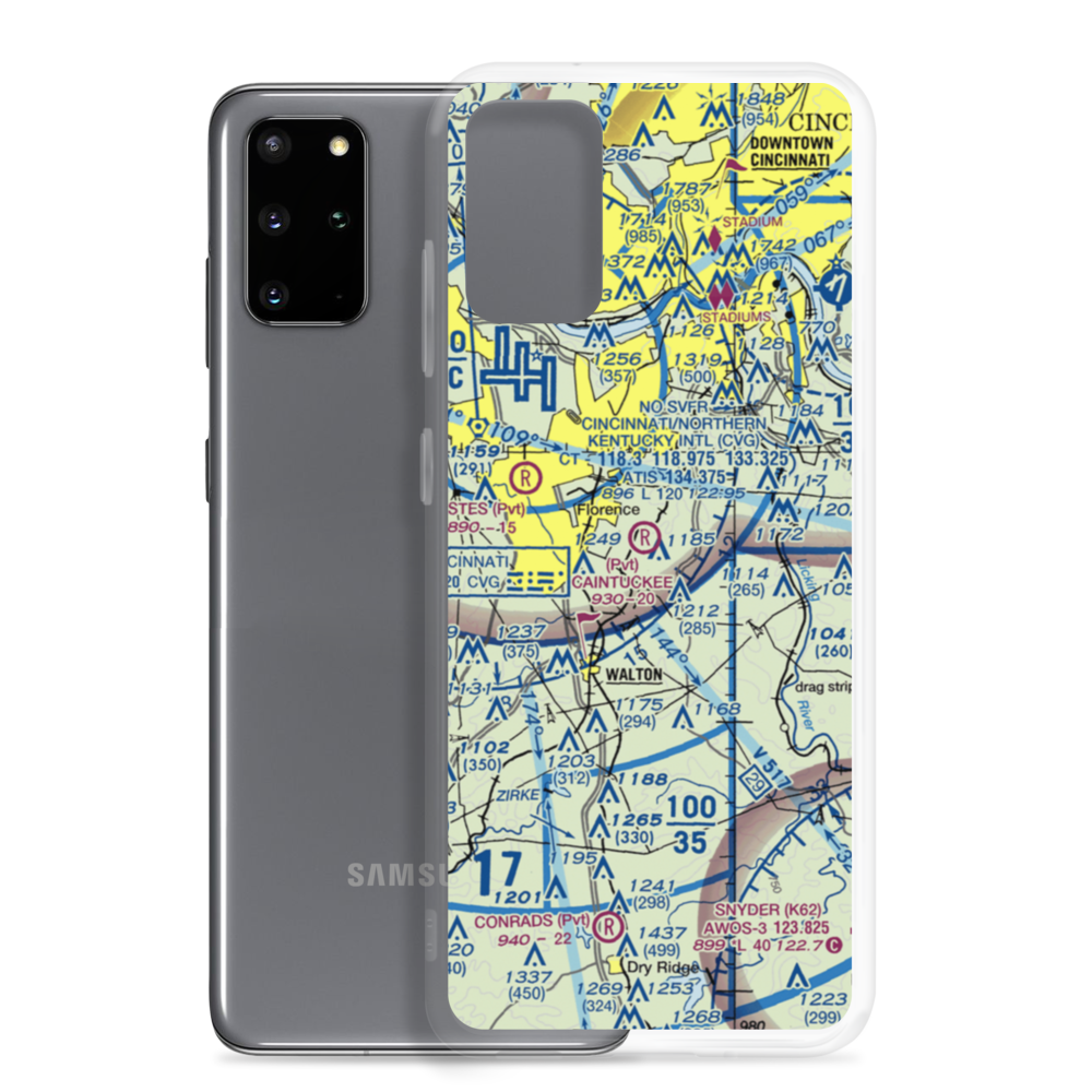 Caintuckee Airport (8KY6) VFR Sectional Samsung Case Samsung Galaxy S20 Plus model shown
