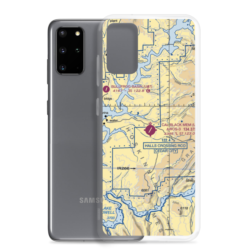 Cal Black Memorial Airport (U96) VFR Sectional Samsung Case Samsung Galaxy S20 Plus model shown