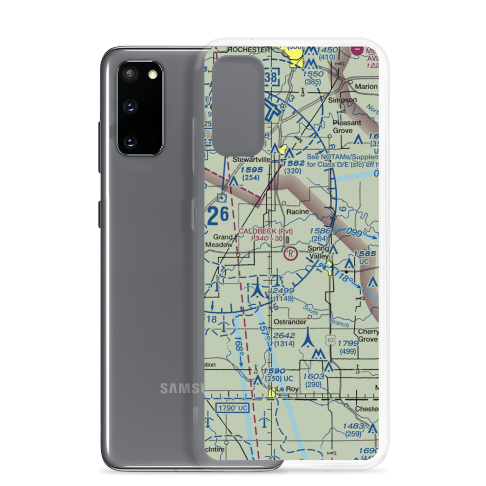 Caldbeck Field (7MN3) VFR Sectional Samsung Case Samsung Galaxy S20 model shown