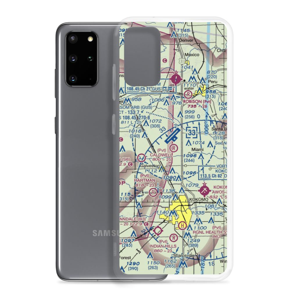 Caldwell Field (54II) VFR Sectional Samsung Case Samsung Galaxy S20 Plus model shown