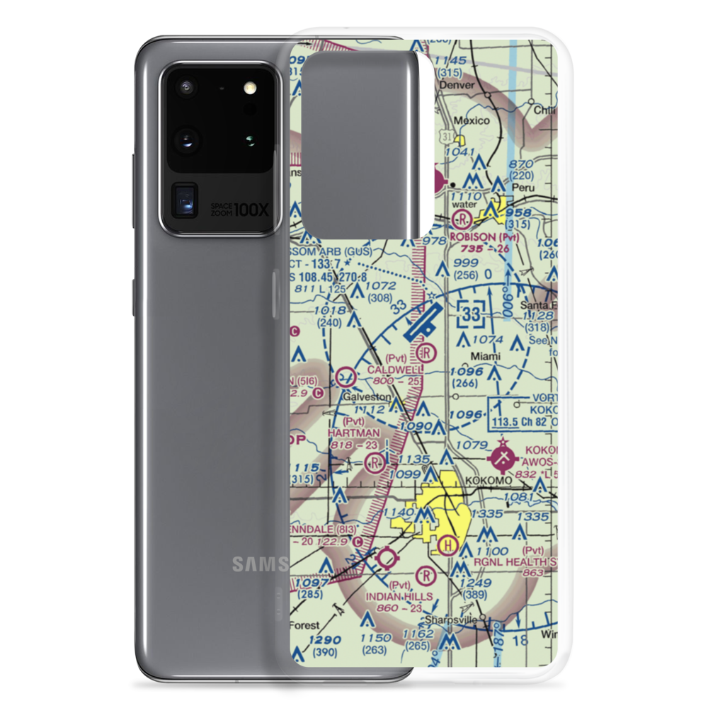 Caldwell Field (54II) VFR Sectional Samsung Case Samsung Galaxy S20 Ultra model shown