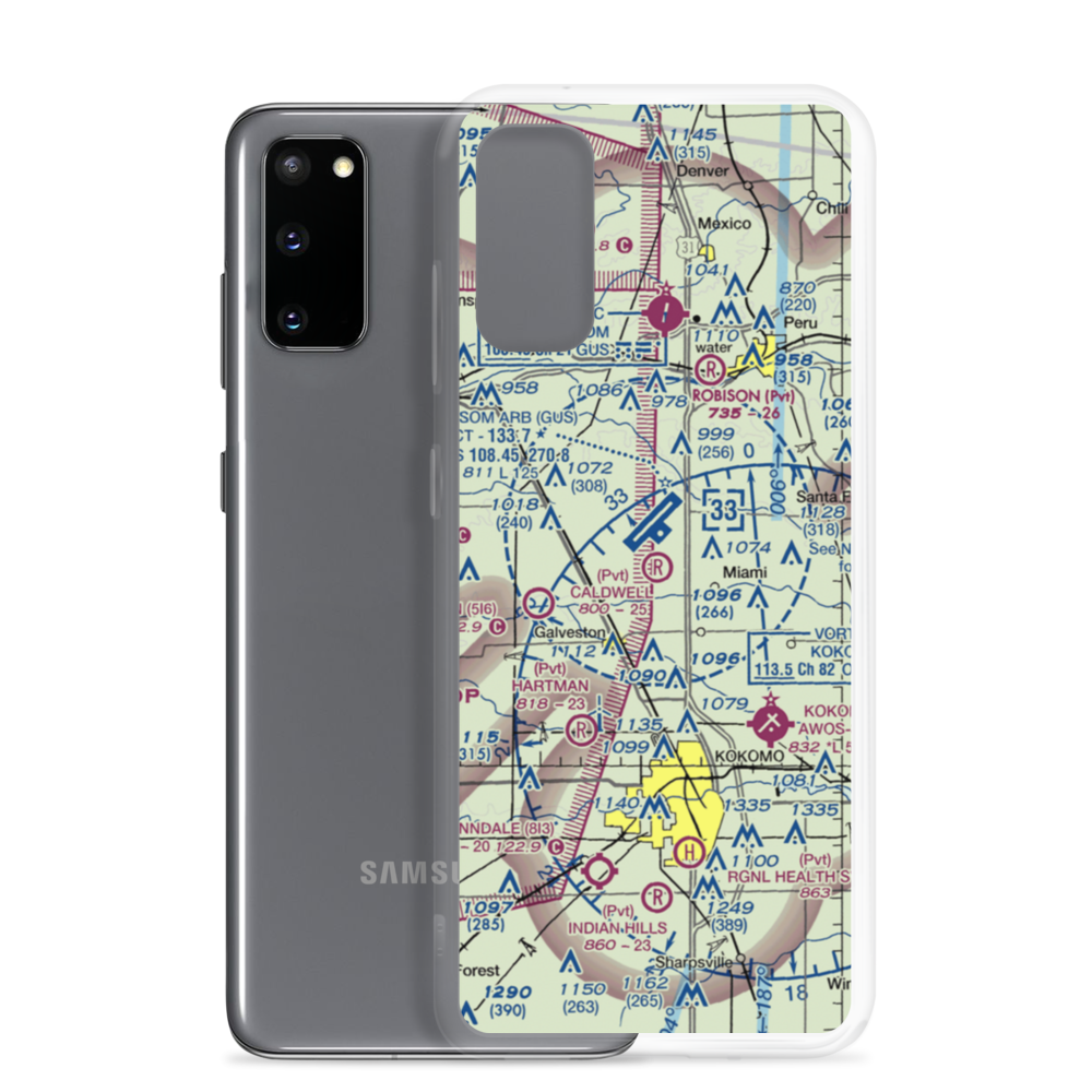 Caldwell Field (54II) VFR Sectional Samsung Case Samsung Galaxy S20 model shown
