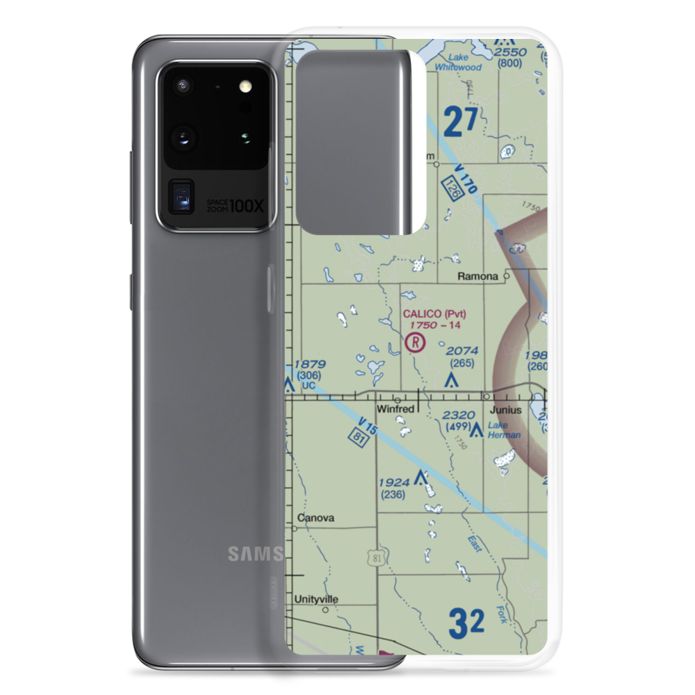 Calico Field (SD03) VFR Sectional Samsung Case Samsung Galaxy S20 Ultra model shown