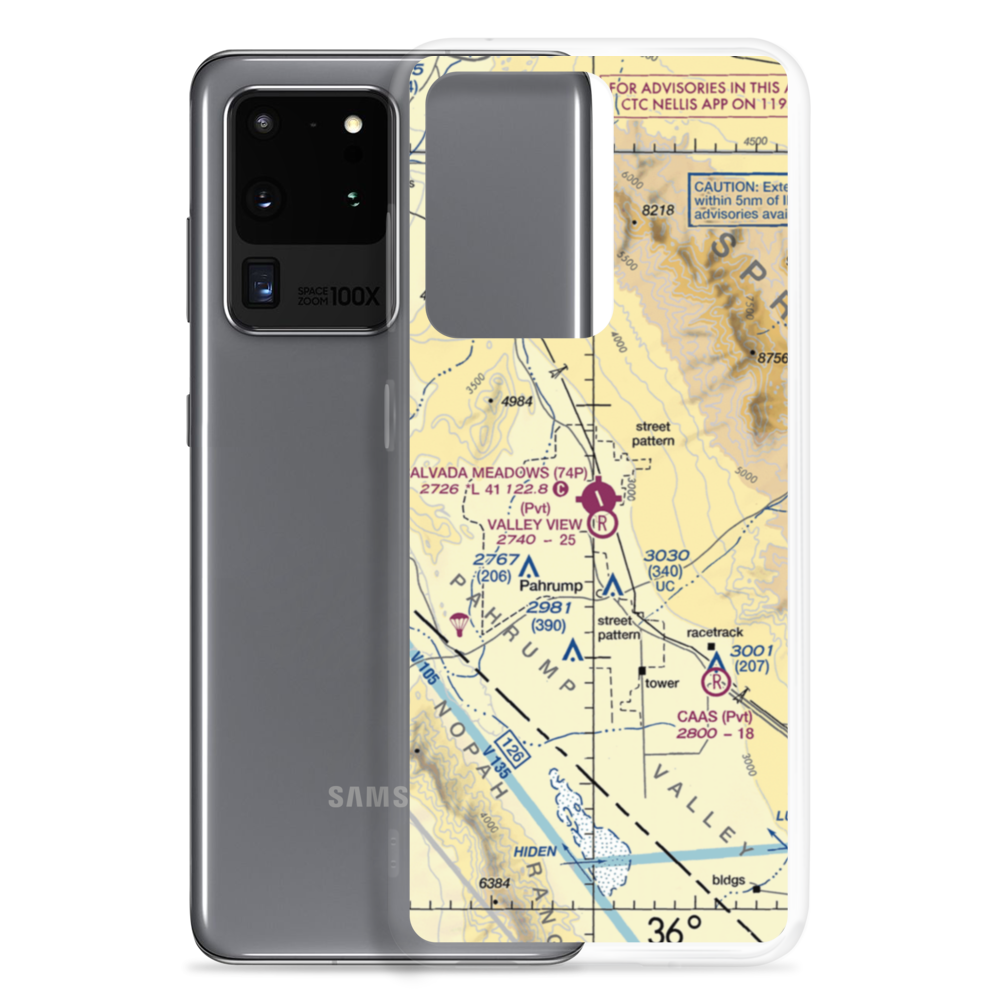 Calvada Meadows Airport (74P) VFR Sectional Samsung Case Samsung Galaxy S20 Ultra model shown