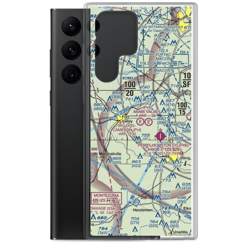 Cameron Field (GA81) VFR Sectional Samsung Case Samsung Galaxy S22 Ultra model shown