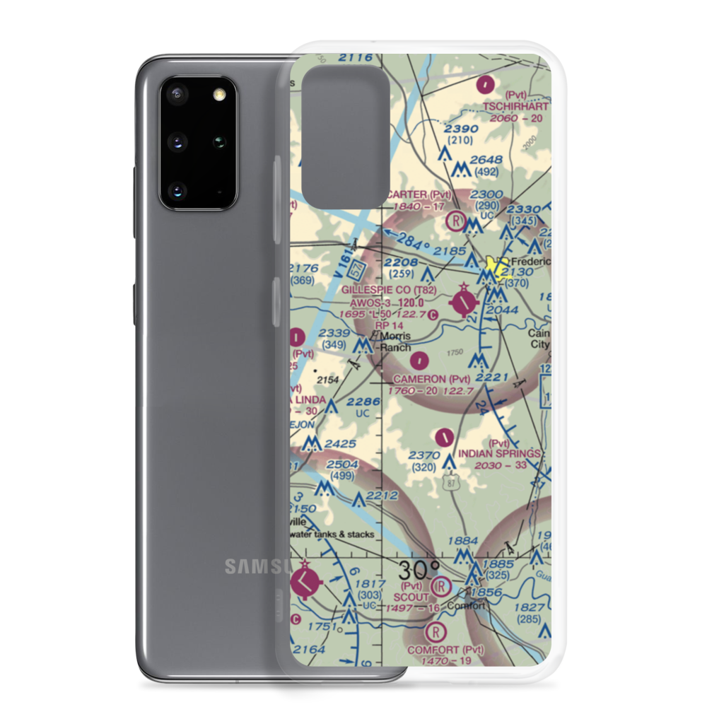 Cameron Ranch Airport (TE97) VFR Sectional Samsung Case Samsung Galaxy S20 Plus model shown