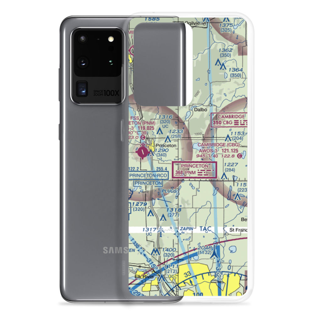 Cameron's Airport (MN47) VFR Sectional Samsung Case Samsung Galaxy S20 Ultra model shown
