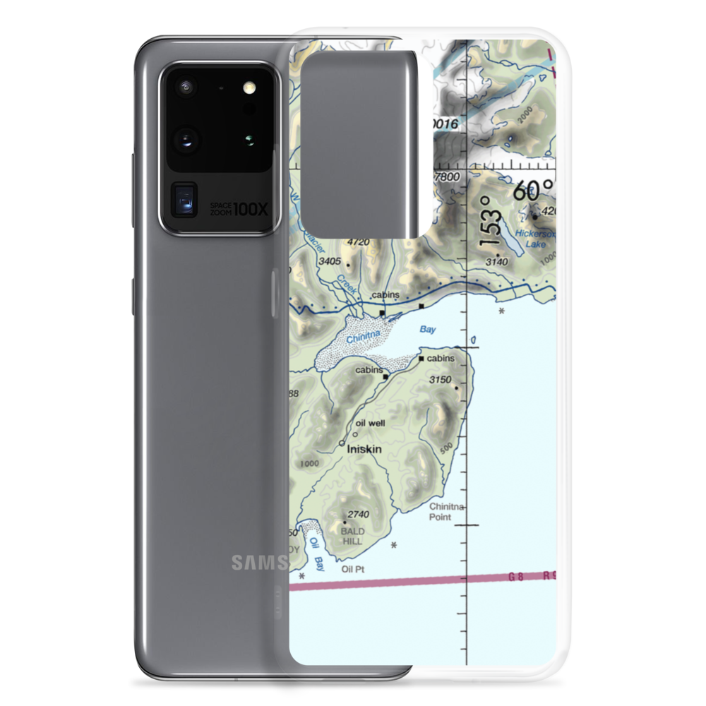 Camp Point Airport (AK18) VFR Sectional Samsung Case Samsung Galaxy S20 Ultra model shown
