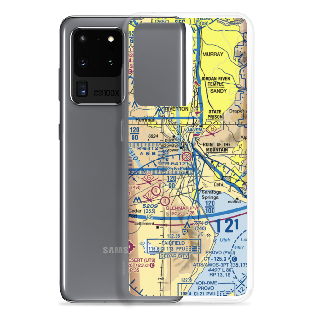 Camp Williams Airfield (UT08) VFR Sectional Samsung Case Samsung Galaxy S20 Ultra model shown
