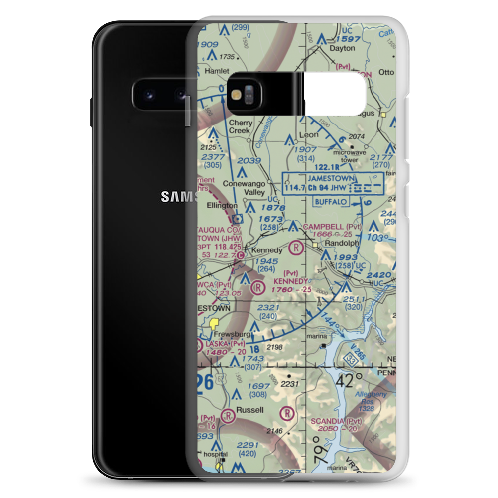 Campbell Field (85NK) VFR Sectional Samsung Case Samsung Galaxy S10+ model shown