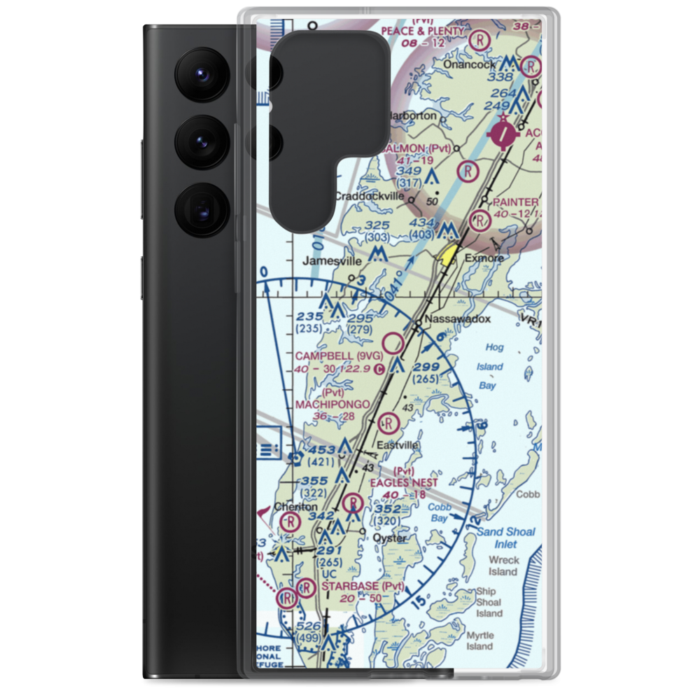 Campbell Field (9VG) VFR Sectional Samsung Case Samsung Galaxy S22 Ultra model shown