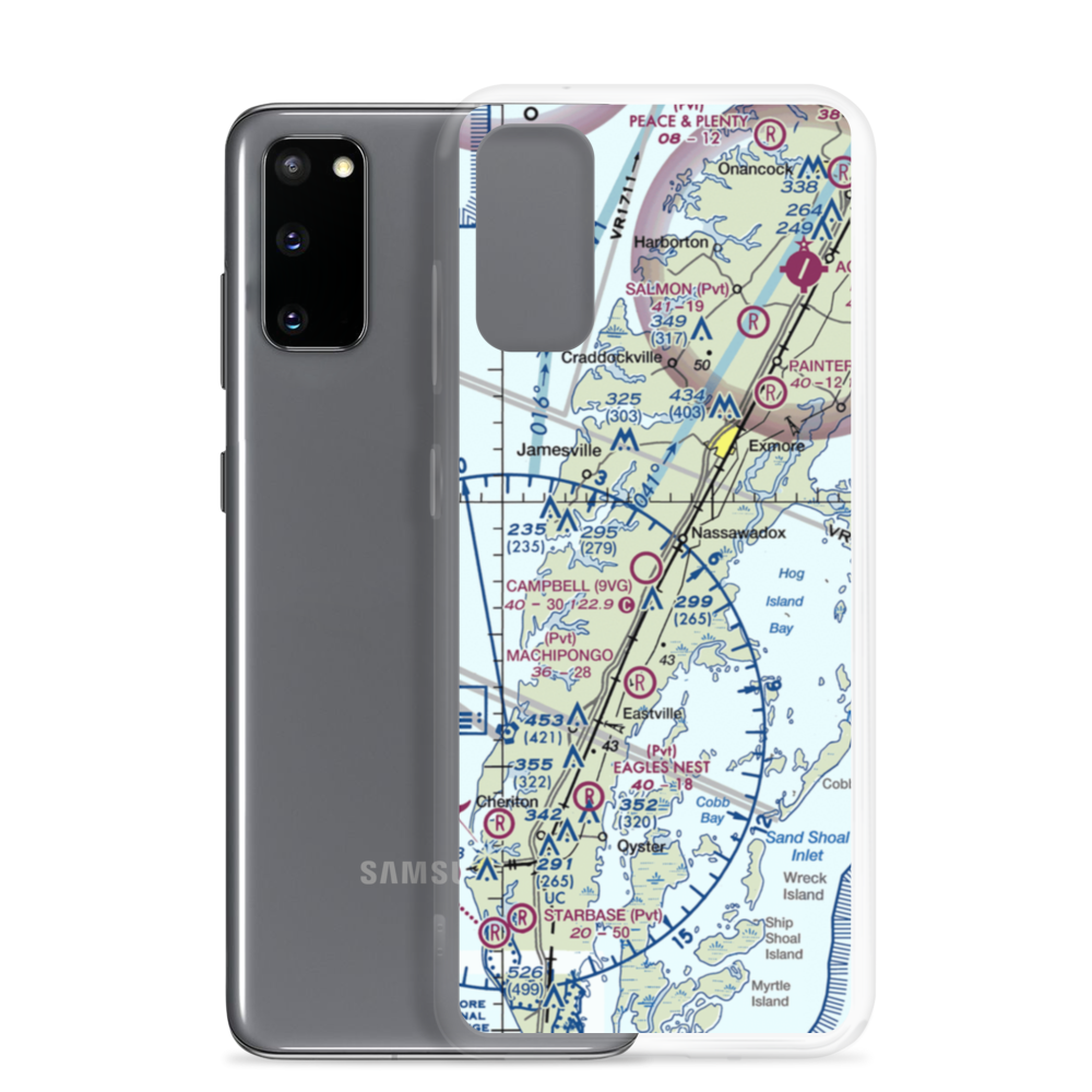 Campbell Field (9VG) VFR Sectional Samsung Case Samsung Galaxy S20 model shown