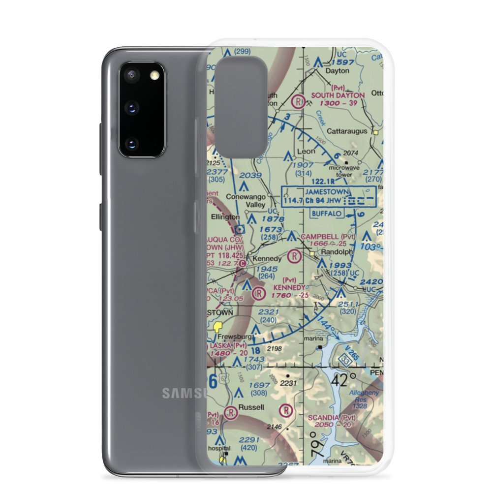 Campbell Field (D85) VFR Sectional Samsung Case Samsung Galaxy S20 model shown