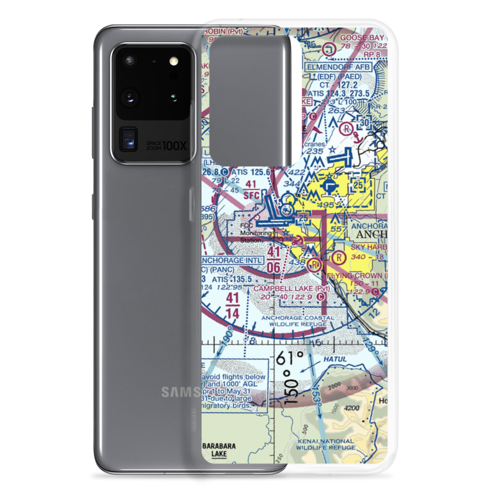 Campbell Lake Seaplane Base (3C3) VFR Sectional Samsung Case Samsung Galaxy S20 Ultra model shown