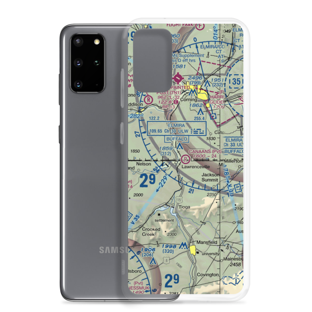 Canaan's Field (PA17) VFR Sectional Samsung Case Samsung Galaxy S20 Plus model shown