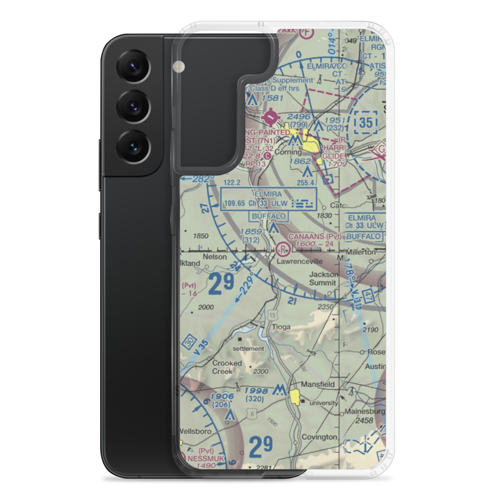 Canaan's Field (PA17) VFR Sectional Samsung Case Samsung Galaxy S22 Plus model shown