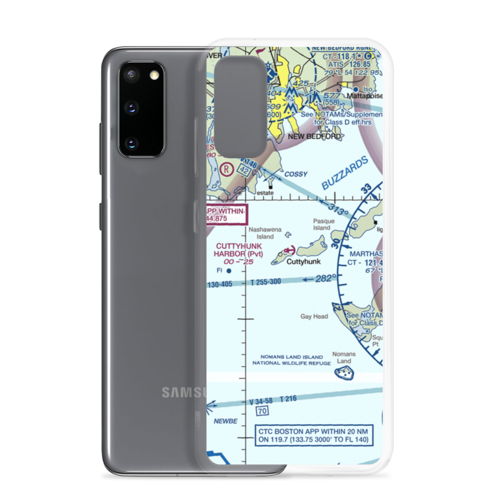 Canapitsit Airport (15MA) VFR Sectional Samsung Case Samsung Galaxy S20 model shown