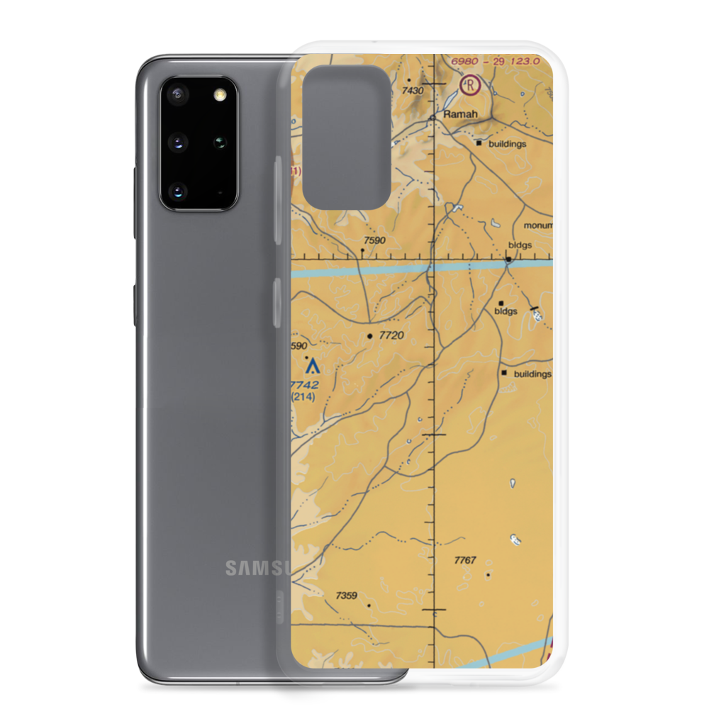 Candy Kitchen Ranch Airport (NM36) VFR Sectional Samsung Case Samsung Galaxy S20 Plus model shown
