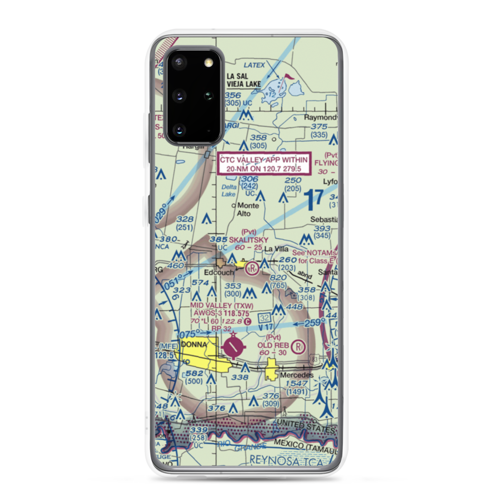 Cannon Aviation Airport (6XS5) VFR Sectional Samsung Case Samsung Galaxy S20 Plus model shown