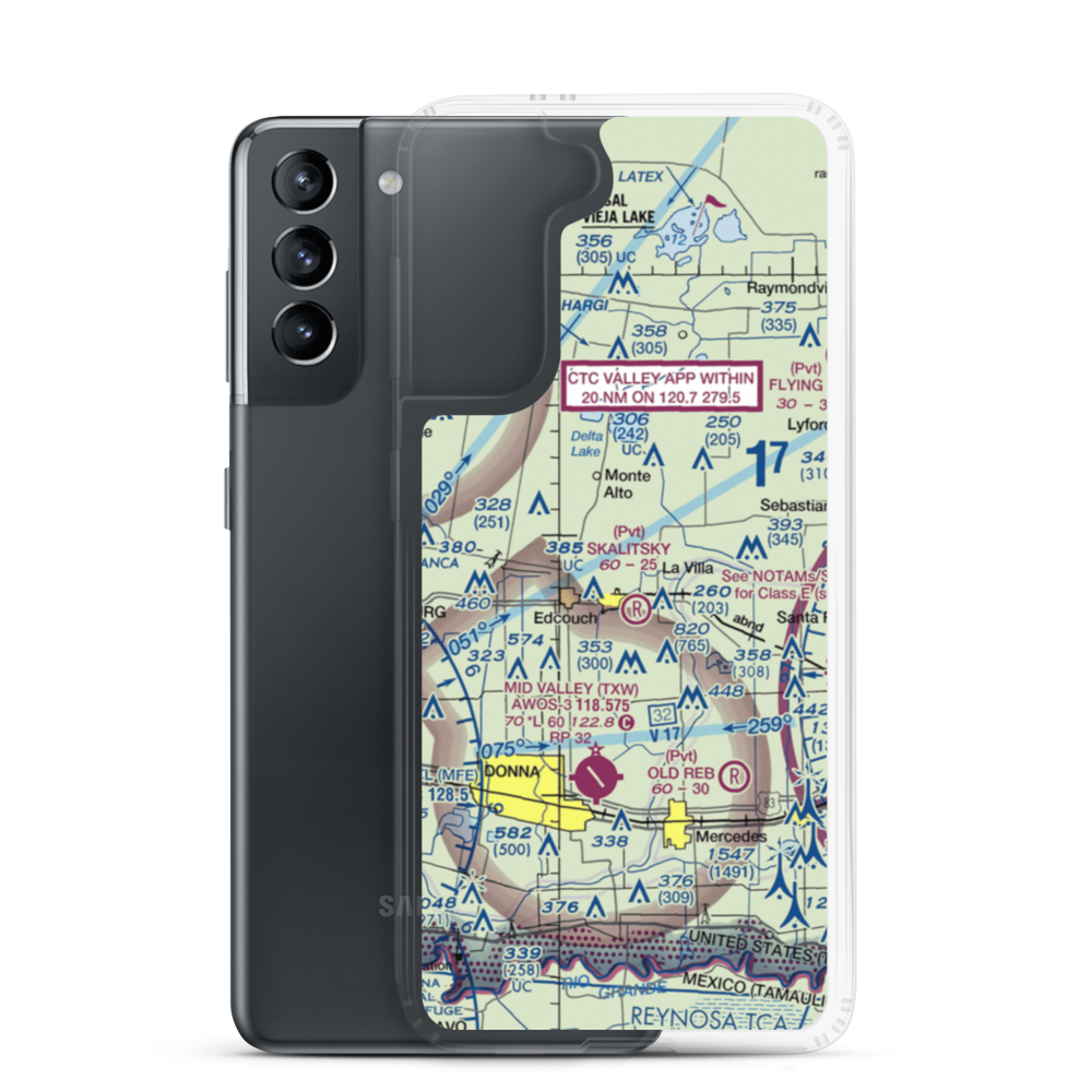Cannon Aviation Airport (6XS5) VFR Sectional Samsung Case Samsung Galaxy S21 model shown