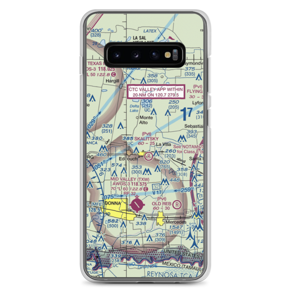Cannon Aviation Airport (6XS5) VFR Sectional Samsung Case Samsung Galaxy S10+ model shown