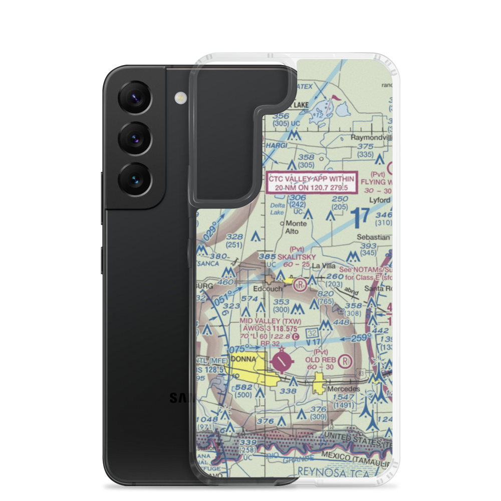 Cannon Aviation Airport (6XS5) VFR Sectional Samsung Case Samsung Galaxy S22 model shown
