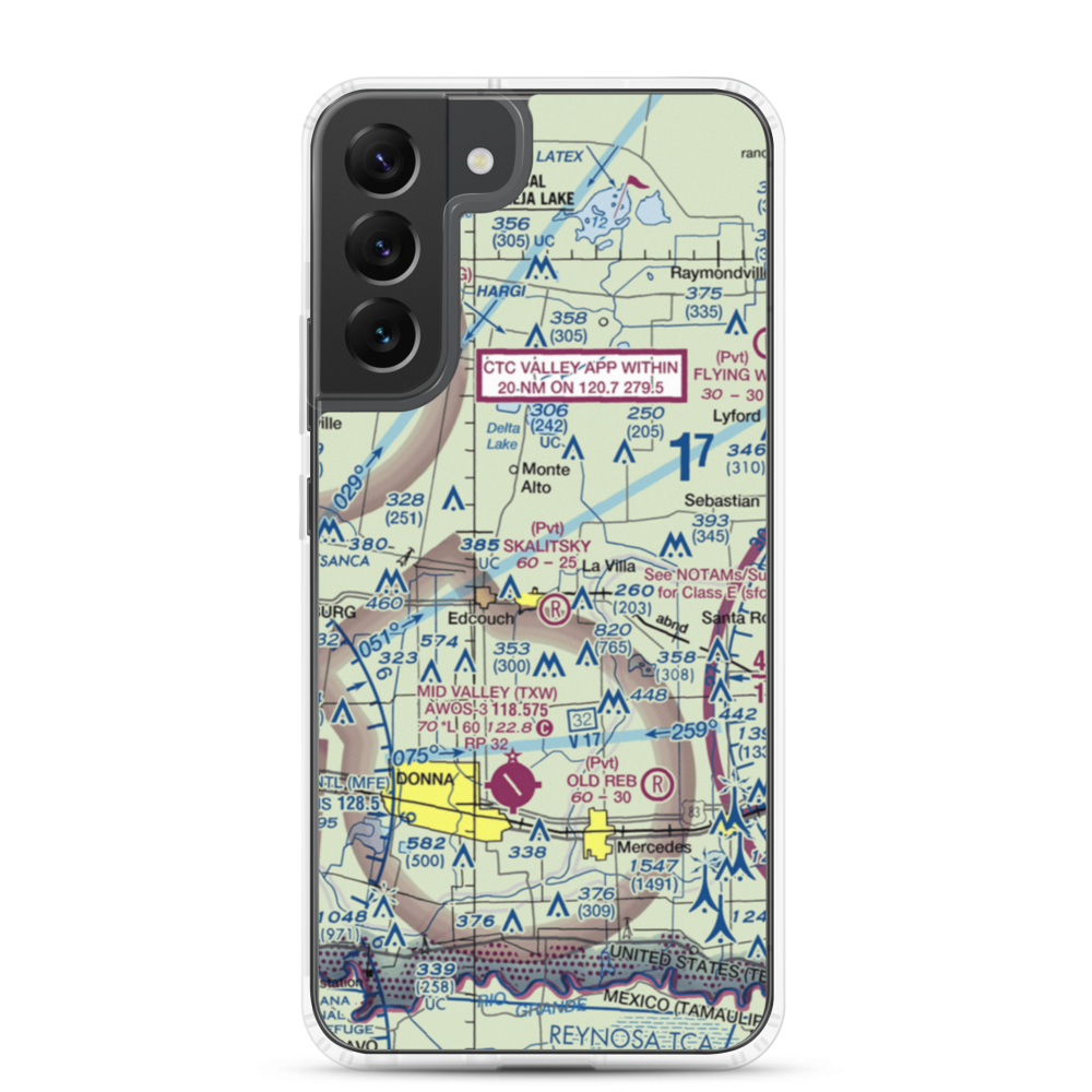 Cannon Aviation Airport (6XS5) VFR Sectional Samsung Case Samsung Galaxy S22 Plus model shown