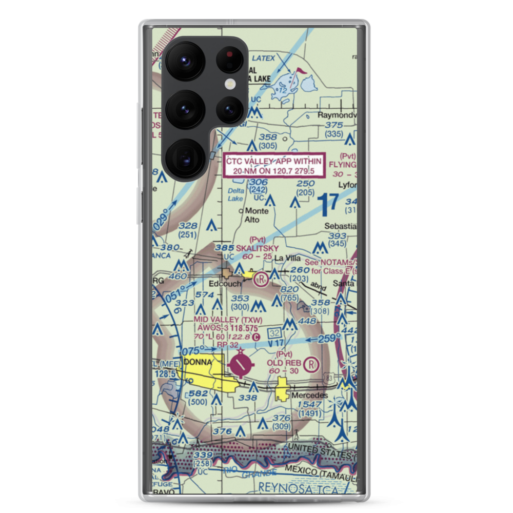 Cannon Aviation Airport (6XS5) VFR Sectional Samsung Case Samsung Galaxy S22 Ultra model shown
