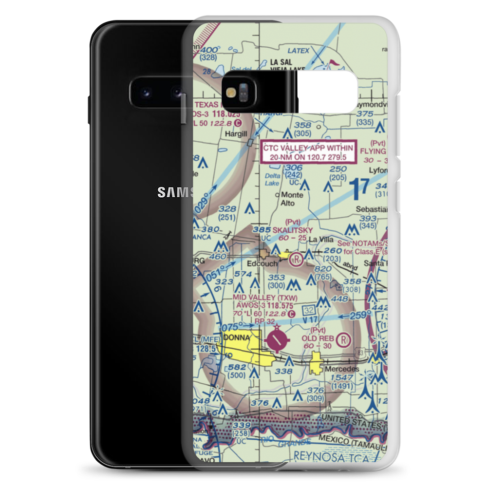 Cannon Aviation Airport (6XS5) VFR Sectional Samsung Case Samsung Galaxy S10+ model shown
