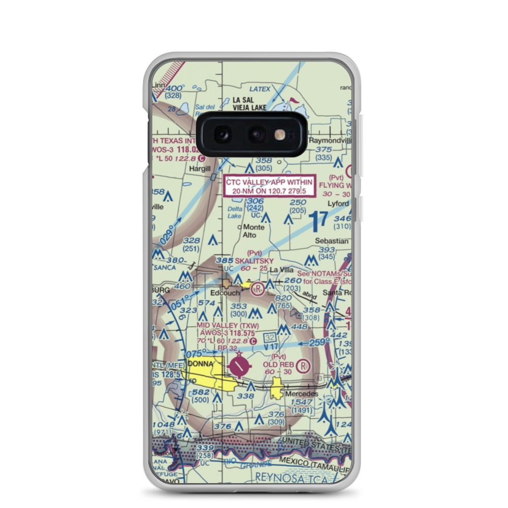 Cannon Aviation Airport (6XS5) VFR Sectional Samsung Case Samsung Galaxy S10e model shown