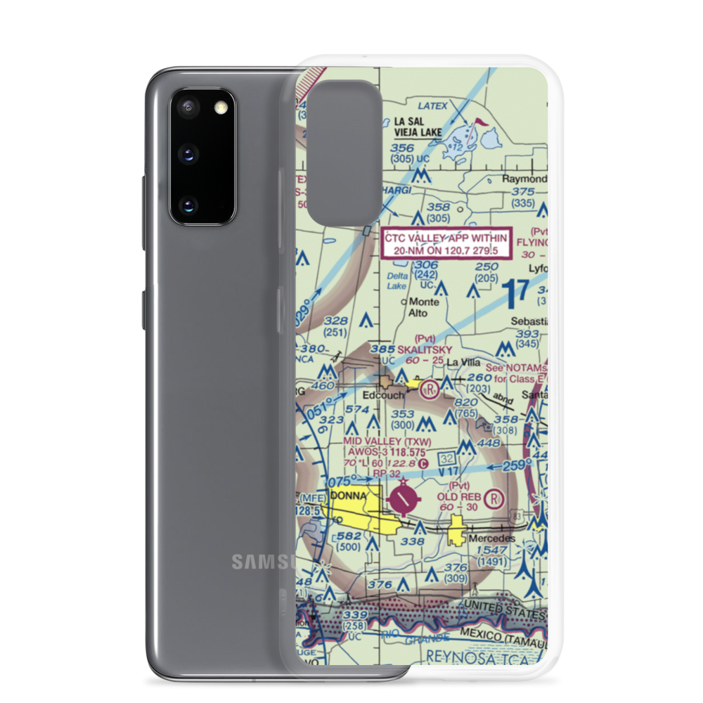 Cannon Aviation Airport (6XS5) VFR Sectional Samsung Case Samsung Galaxy S20 model shown