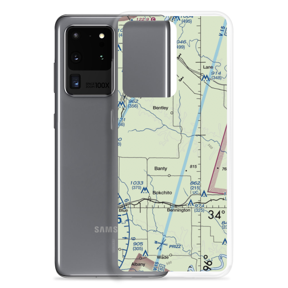 Canyon Springs Ranch Airport (OK44) VFR Sectional Samsung Case Samsung Galaxy S20 Ultra model shown