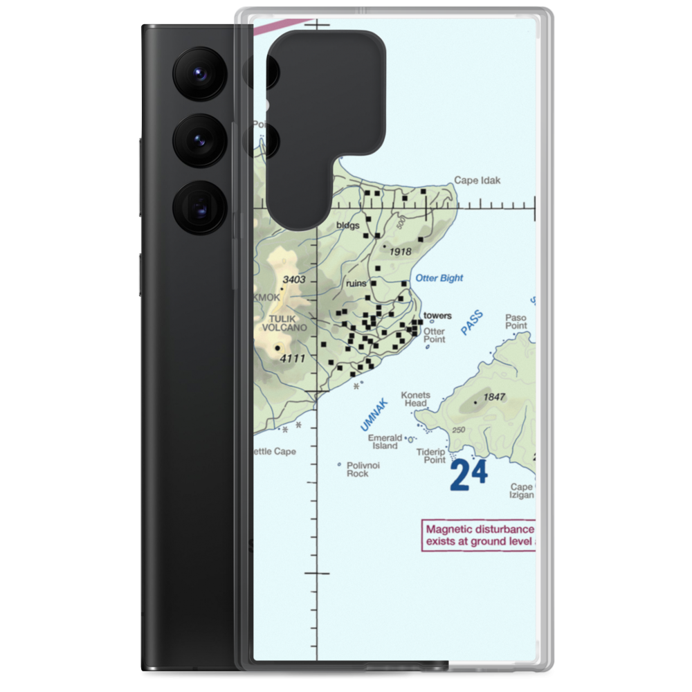 Cape Field at Fort Glenn (US-0256) VFR Sectional Samsung Case Samsung Galaxy S22 Ultra model shown