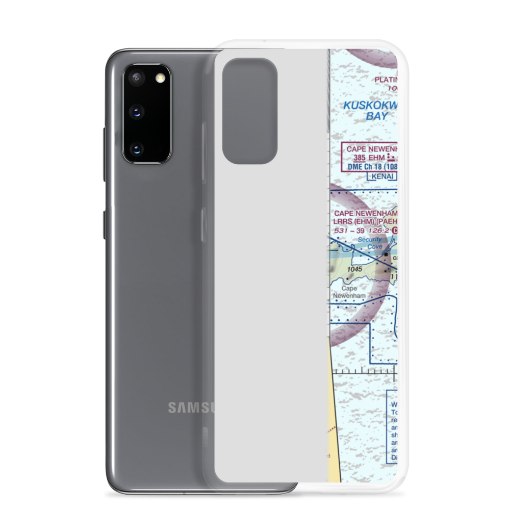 Cape Newenham LRRS Airport (EHM) VFR Sectional Samsung Case Samsung Galaxy S20 model shown