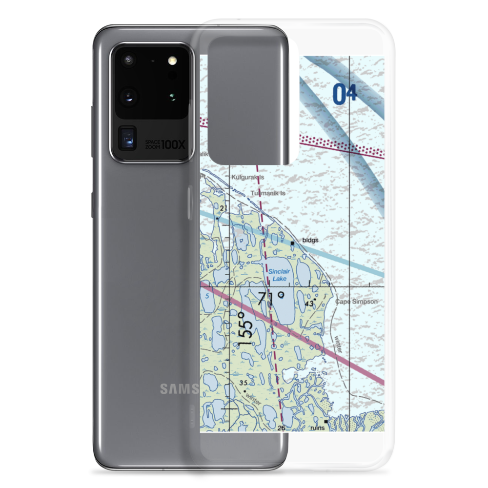 Cape Simpson (A40) VFR Sectional Samsung Case Samsung Galaxy S20 Ultra model shown