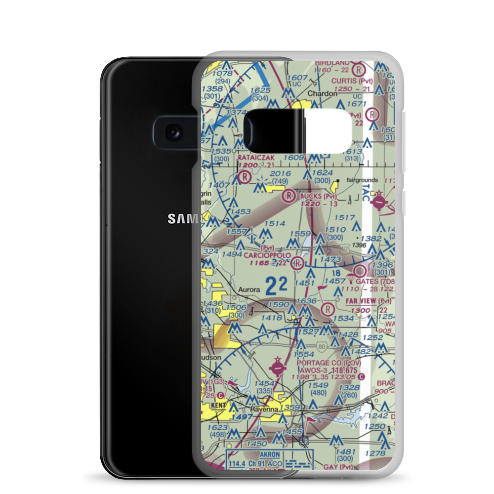 Carcioppolo Field (OH97) VFR Sectional Samsung Case Samsung Galaxy S10e model shown