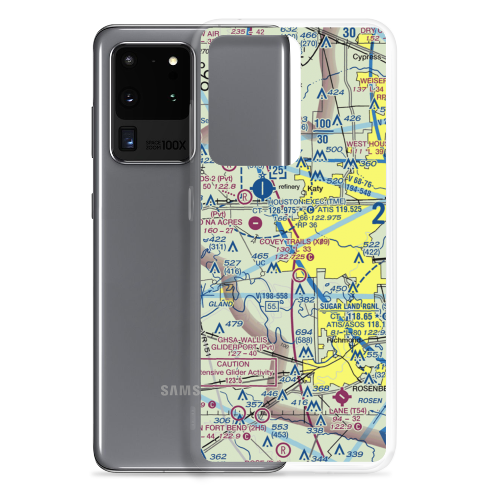 Cardiff Brothers Airport (US-0240) VFR Sectional Samsung Case Samsung Galaxy S20 Ultra model shown