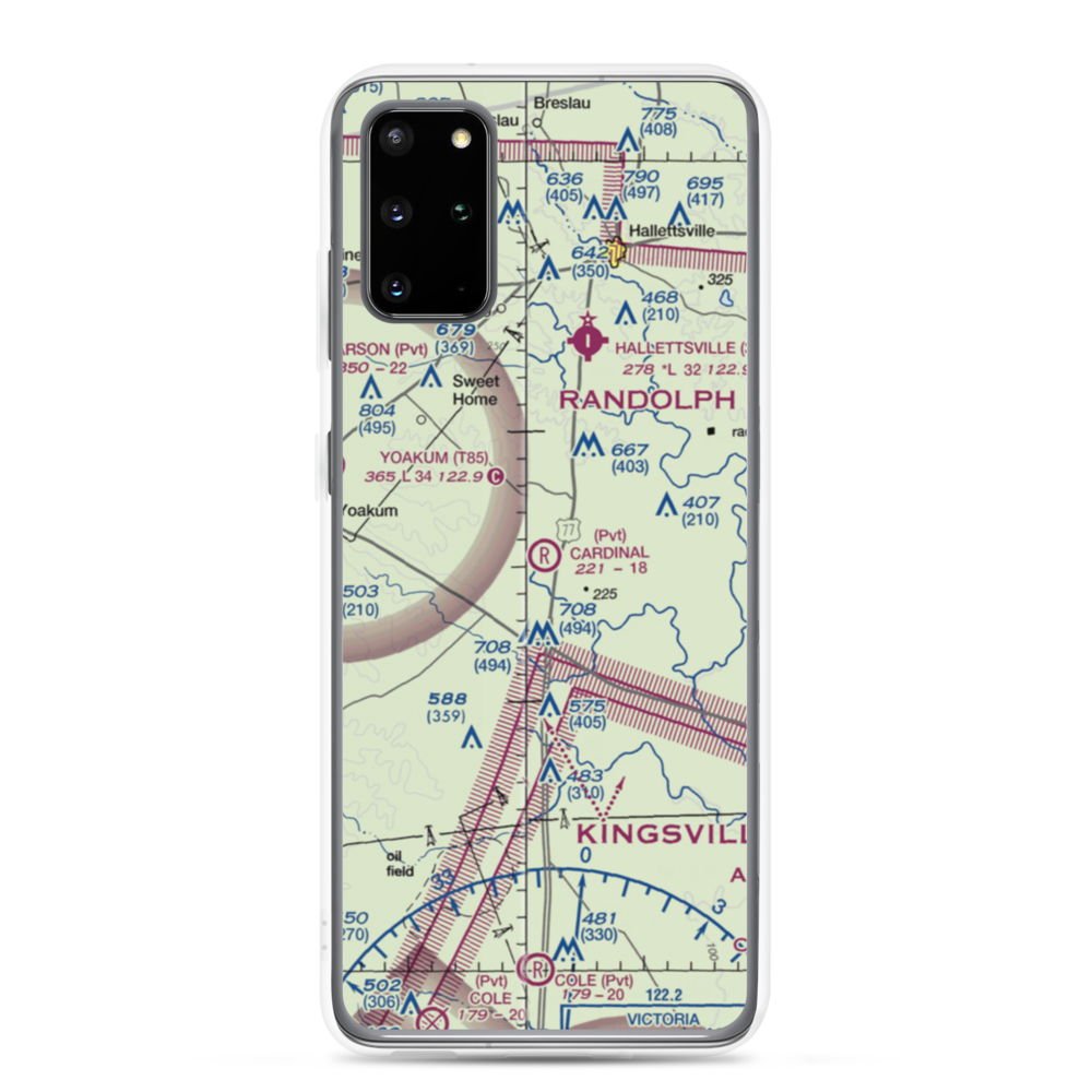 Cardinal Field (XS95) VFR Sectional Samsung Case Samsung Galaxy S20 Plus model shown