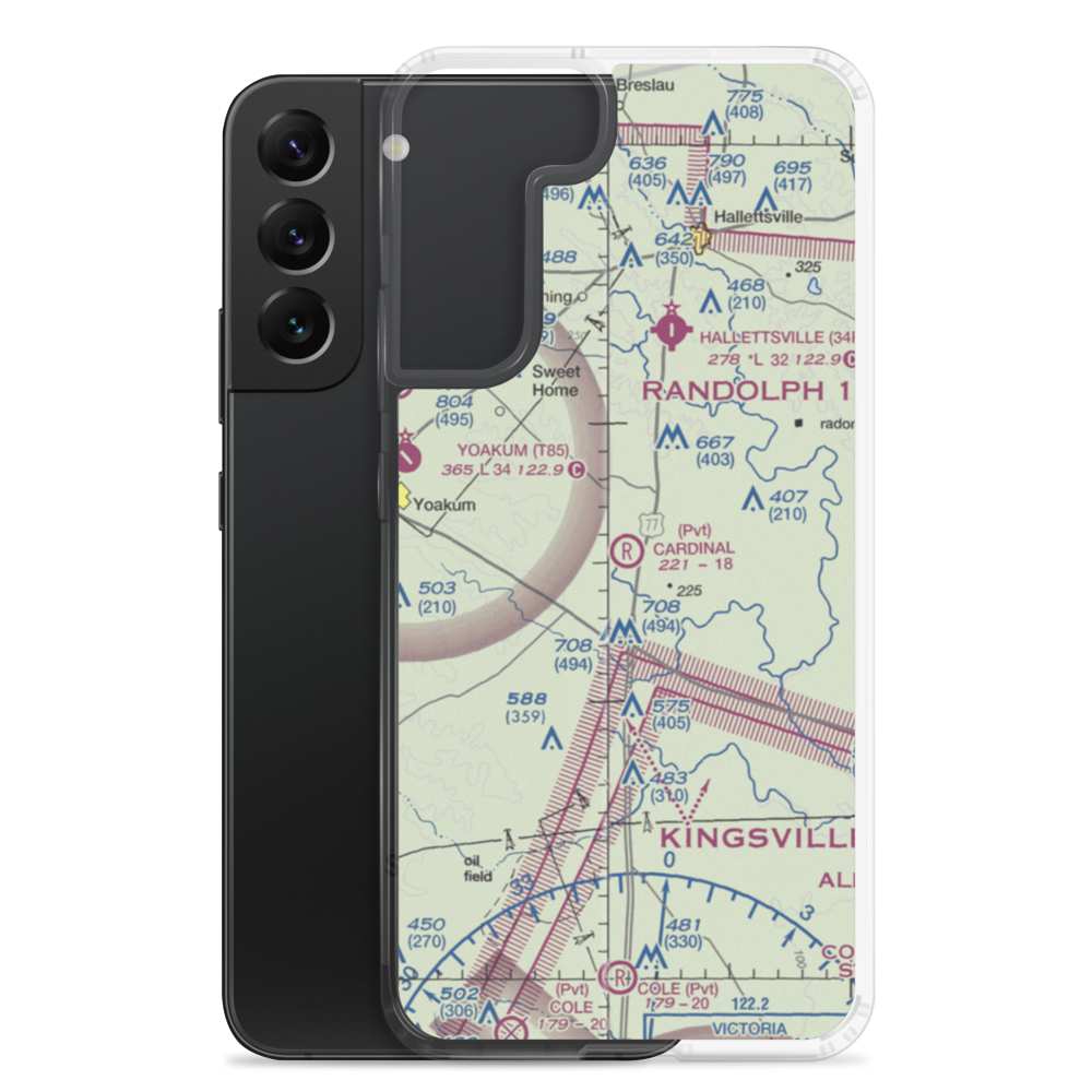 Cardinal Field (XS95) VFR Sectional Samsung Case Samsung Galaxy S22 Plus model shown