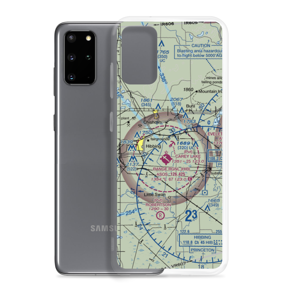 Carey Lake Seaplane Base (9MN0) VFR Sectional Samsung Case Samsung Galaxy S20 Plus model shown