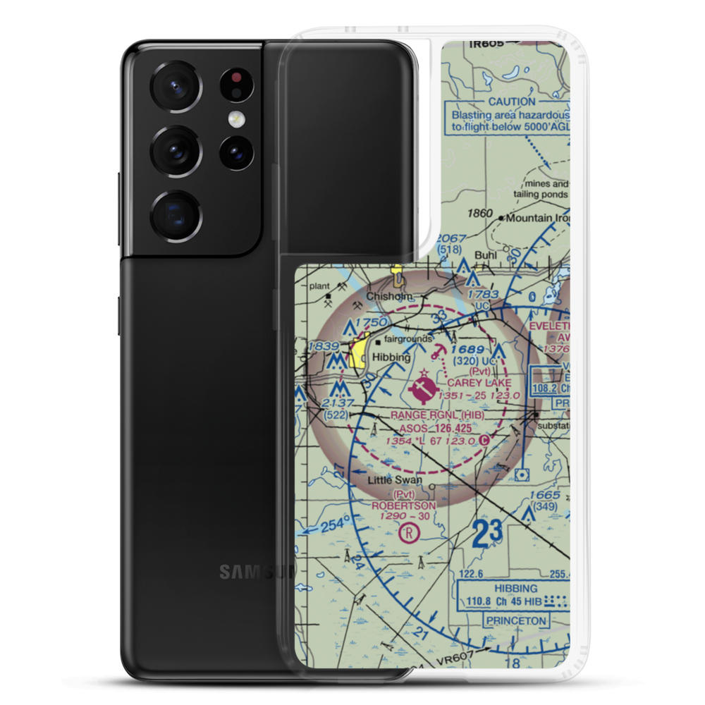 Carey Lake Seaplane Base (9MN0) VFR Sectional Samsung Case Samsung Galaxy S21 Ultra model shown