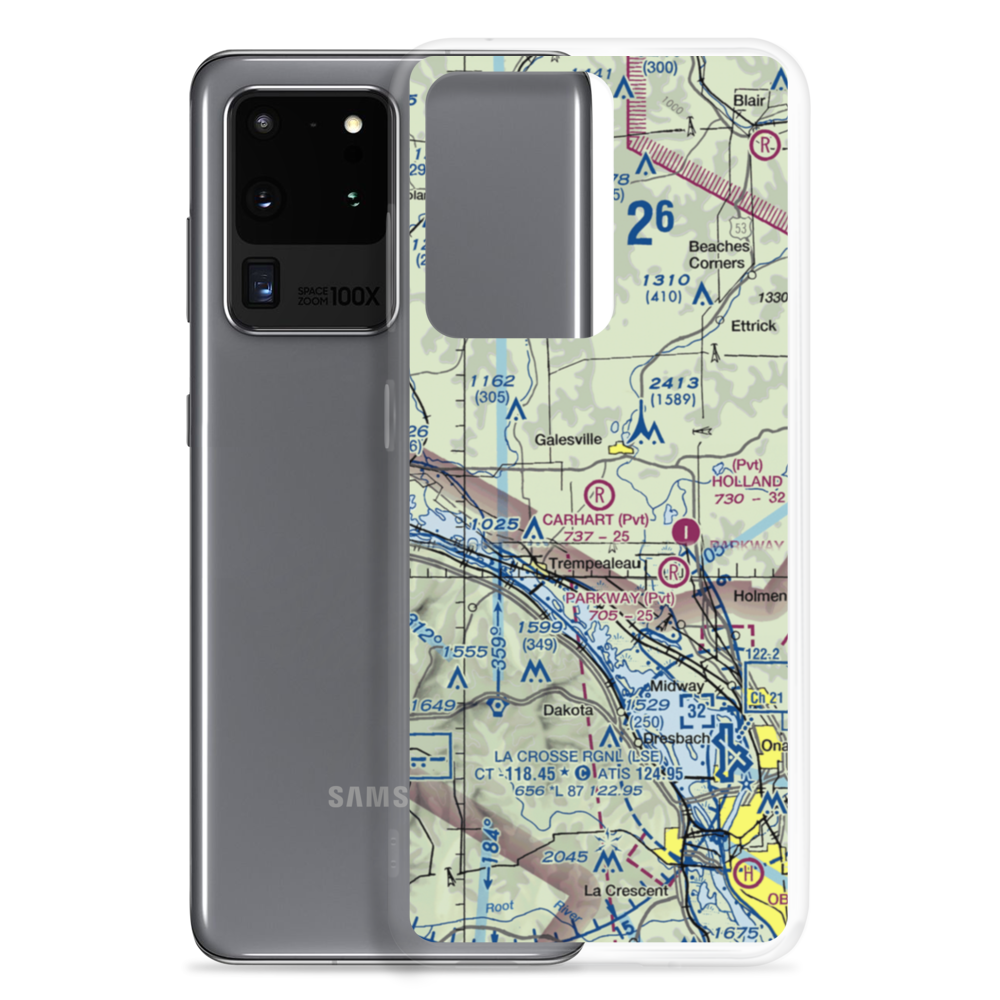 Carhart Farms Airport (4WI8) VFR Sectional Samsung Case Samsung Galaxy S20 Ultra model shown