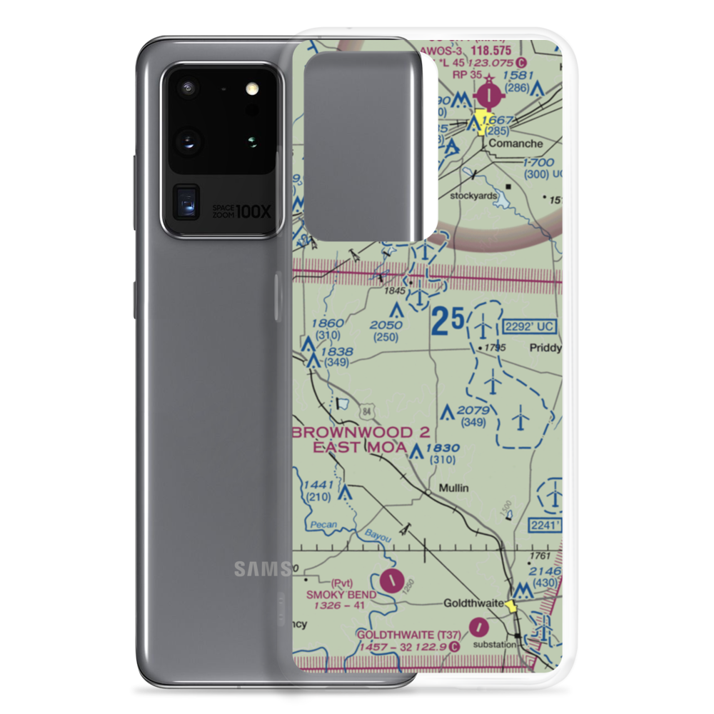 Carlisle Airport (7TE5) VFR Sectional Samsung Case Samsung Galaxy S20 Ultra model shown