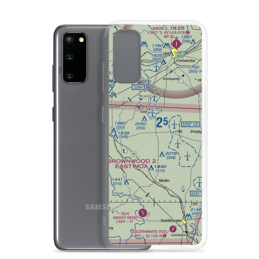 Carlisle Airport (7TE5) VFR Sectional Samsung Case Samsung Galaxy S20 model shown