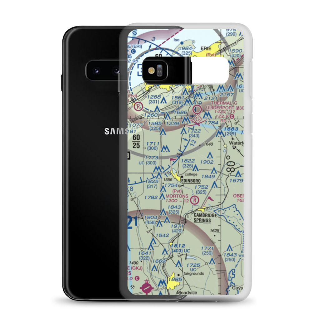 Carlson Airport (PN06) VFR Sectional Samsung Case Samsung Galaxy S10 model shown