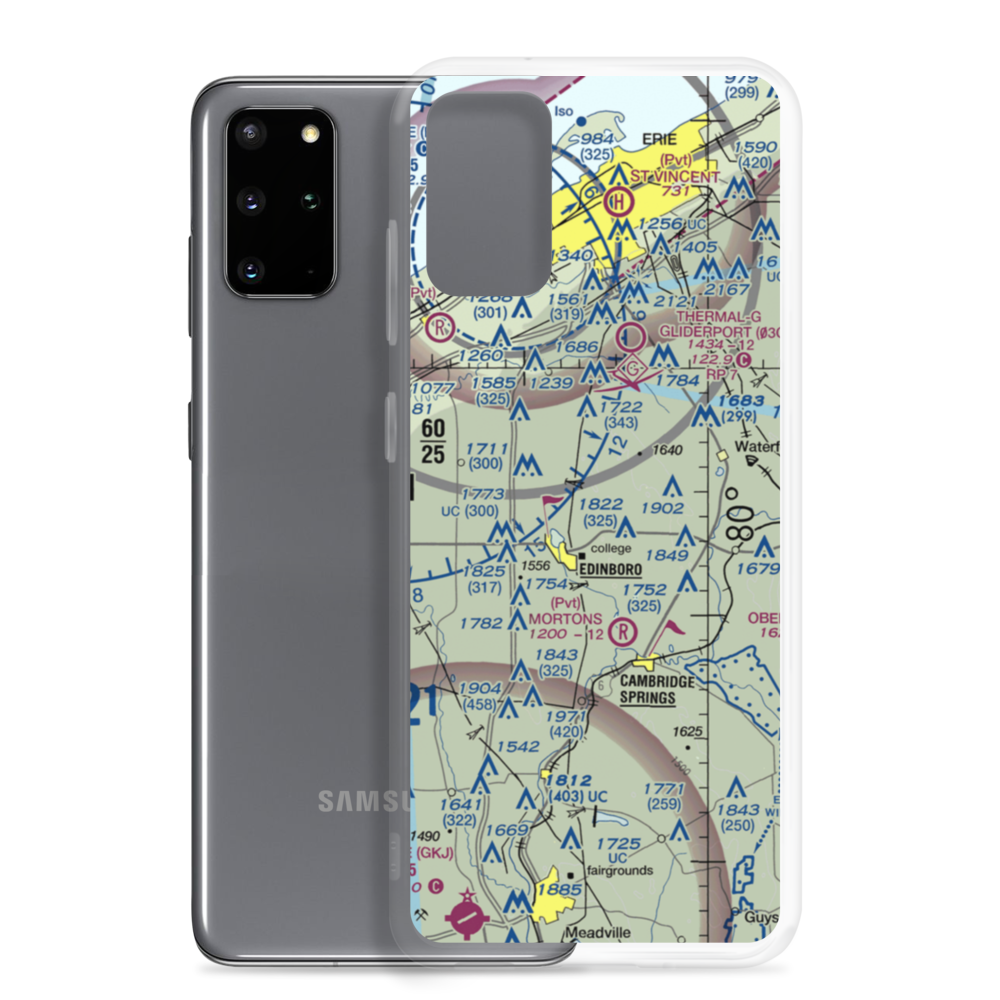 Carlson Airport (PN06) VFR Sectional Samsung Case Samsung Galaxy S20 Plus model shown