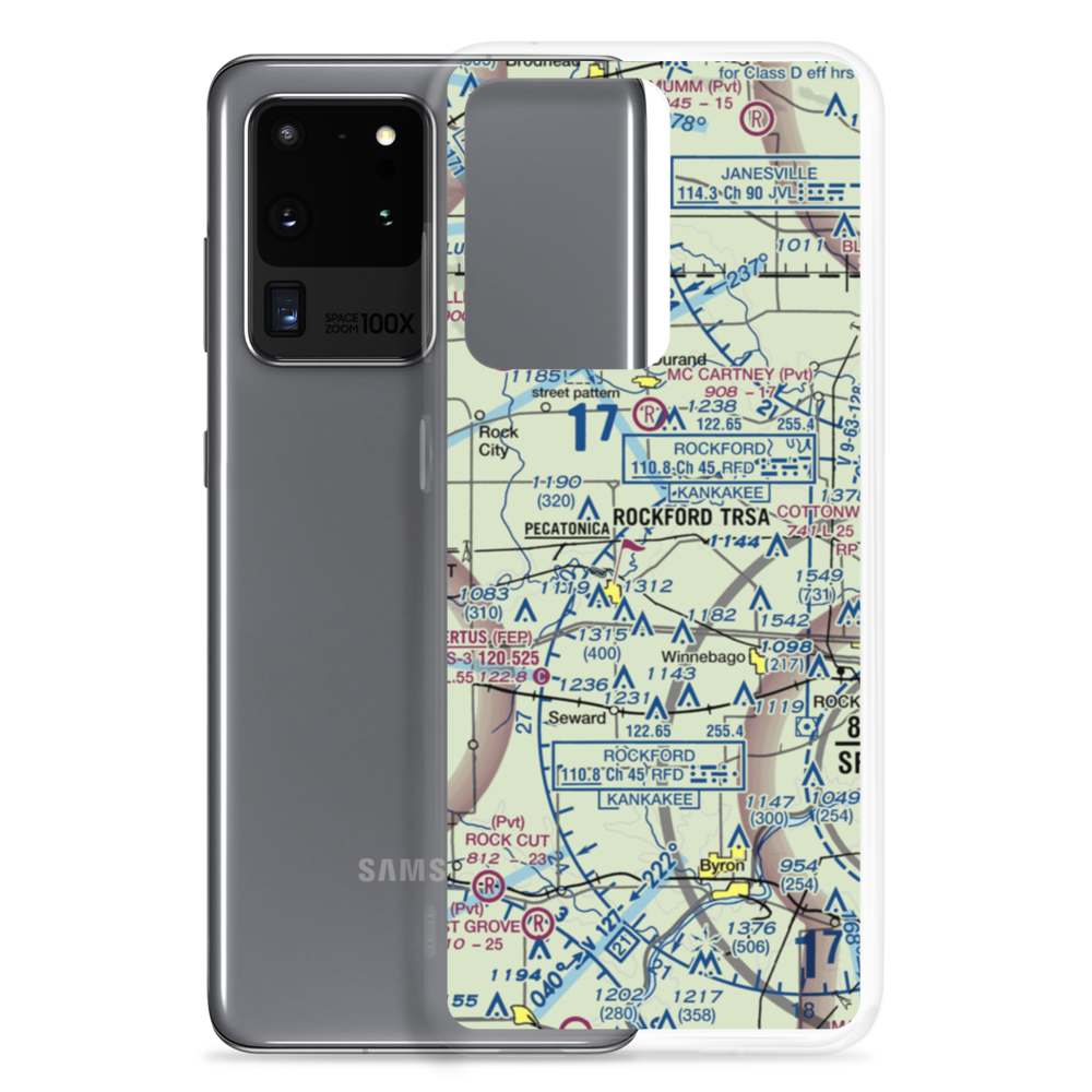 Carlson RLA Restricted Landing Area (IS19) VFR Sectional Samsung Case Samsung Galaxy S20 Ultra model shown