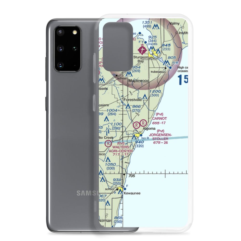 Carnot Field (3WI0) VFR Sectional Samsung Case Samsung Galaxy S20 Plus model shown