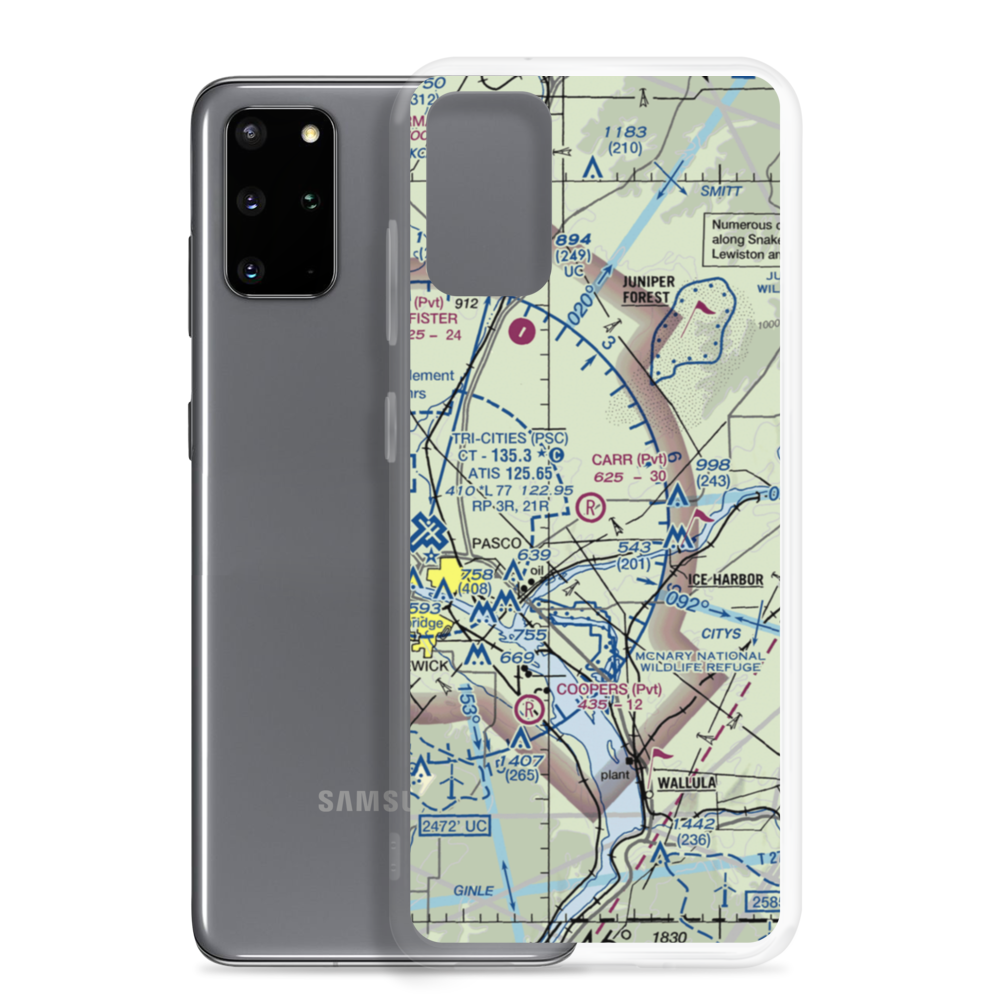 Carr Airport (6WA6) VFR Sectional Samsung Case Samsung Galaxy S20 Plus model shown