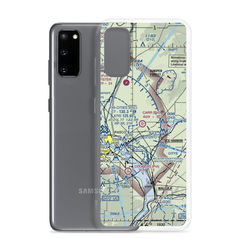 Carr Airport (6WA6) VFR Sectional Samsung Case Samsung Galaxy S20 model shown